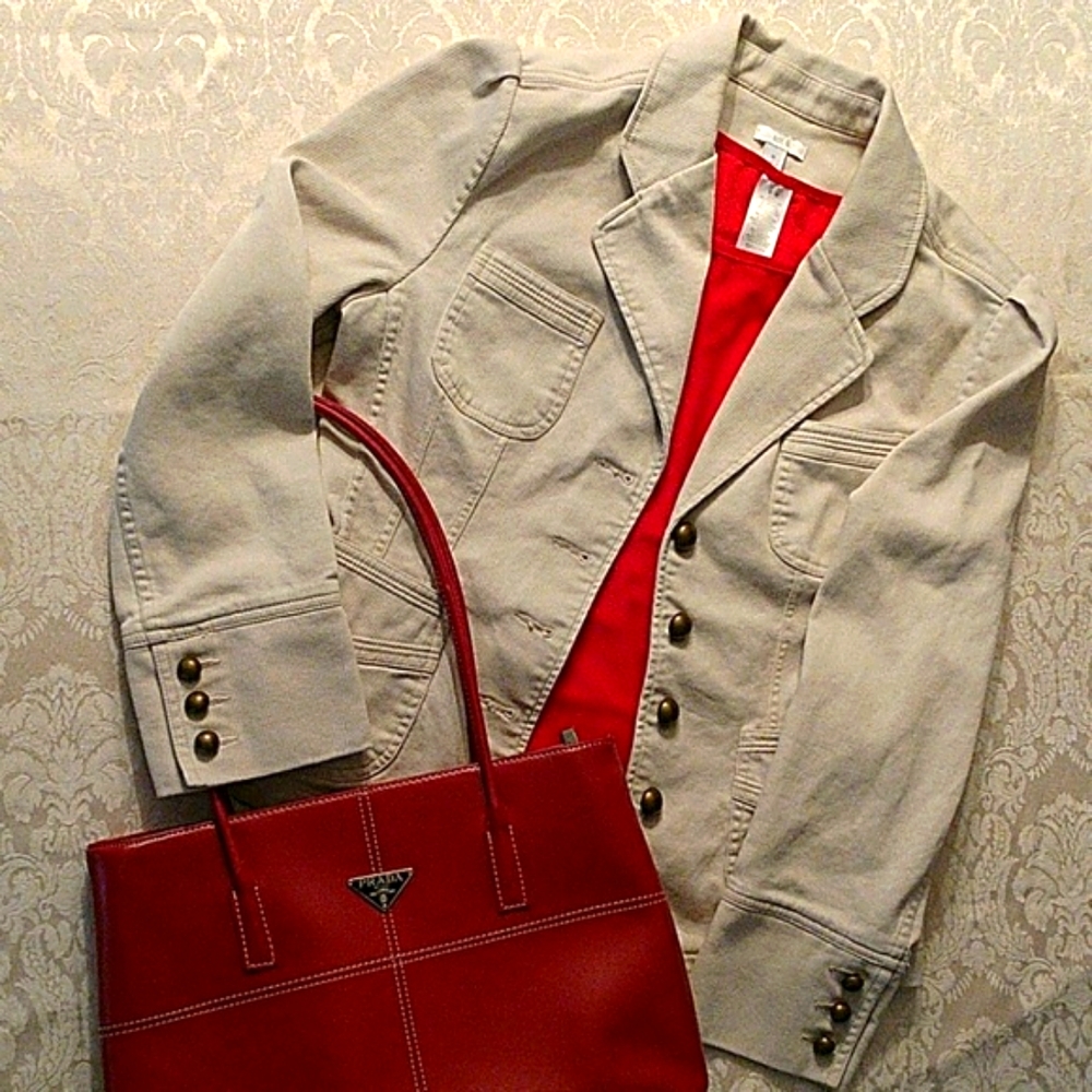 Cream blazer